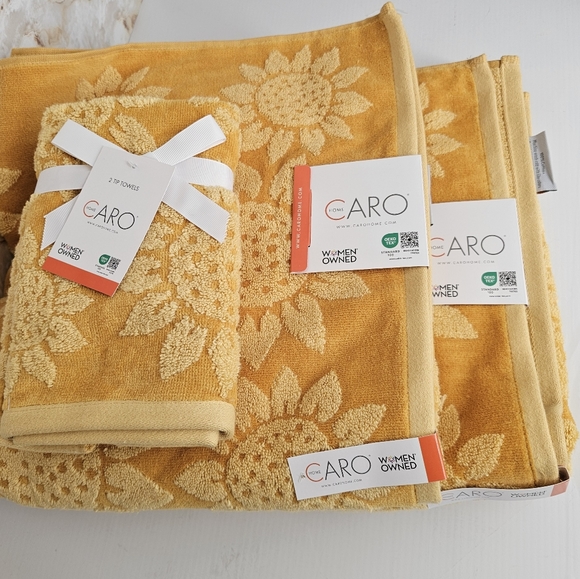 CARO Bath Towel Set 4 piece - Picture 9 of 16